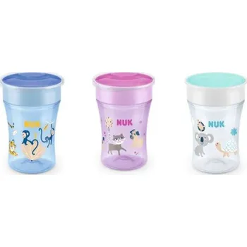 NUK hrnek Magic Cup s víčkem 230ml