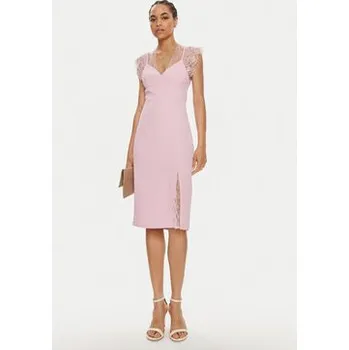 Dámské šaty Imperial Koktejlové šaty A9990001R Růžová Slim Fit XS