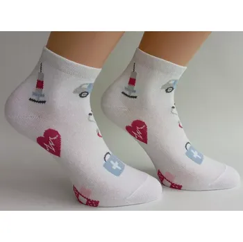 Dámské punčochy Dospělé ponožky Martens - 37-38 / bílá