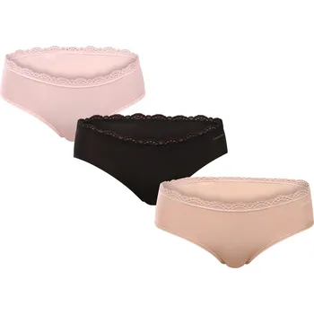 Kalhotky 3PACK dámské kalhotky Calvin Klein vícebarevné (QD5302-3VQ) L
