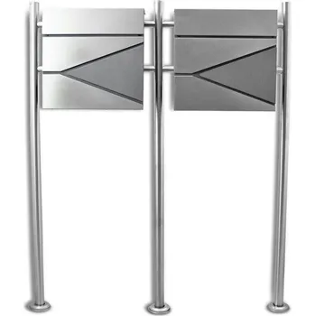 Poštovní schránka Poštovní schránka na stojanu volně stojící dvojitá na dopisy POST BITUXX M17193