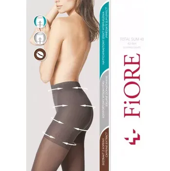 Dámské oblečení Punčocháče Total Slim s kofeínem 40 DEN - 3 (M) / tělová bledá (light natural)