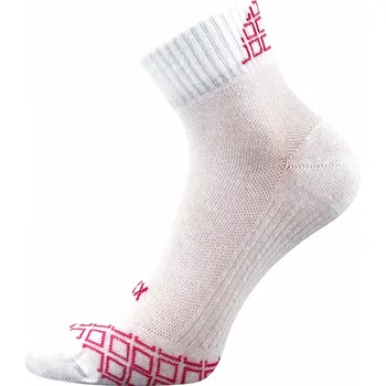 Dámské ponožky Dámské ponožky Evok - 35-38 / bílá/růžová