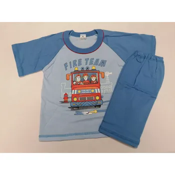 Chlapecké pyžamo Chlapecké pyžamo Fire team krátké - 122 / modrá