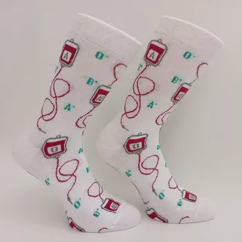 Dámské oblečení Dospělé ponožky Mediko - 37-41 / bílá - 02