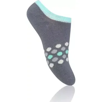 Dětské ponožky Bamboo Dots - 32-34 / grafitová