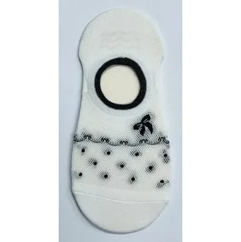 Dámské punčochy Dámské ťapky Mašlička - 35-38 / bílá