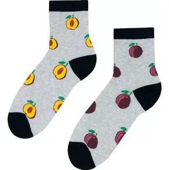 Dámské ponožky Dámské ponožky Švestka - 35-37 / šedá