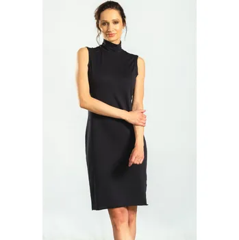Dámské šaty Černé krátké rolákové šaty Elafiti – nanoSPACE by LADA Velikost: XXL