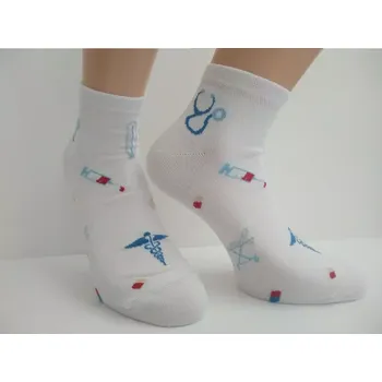 Dámské oblečení Dospělé ponožky Hospital - 42-46 / bílá