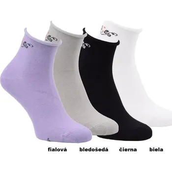 Dámské ponožky Dámské ponožky Zaira - 35-38 / světle šedá