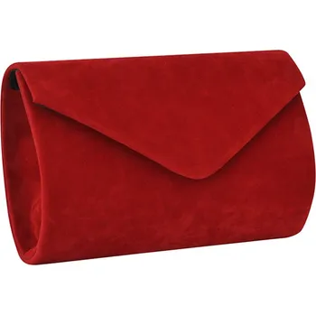 Kabelka Agnes Střední červené semišové psaníčko 364 Červená