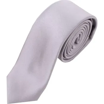 Elegatní pánská kravata AMJ KI 4 stříbrná velikost F