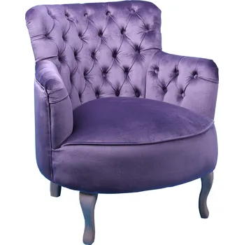 Křeslo Solenzara Sametové křeslo Amy - NC-7155B Vyberte si ze sametů: EP-003, Povrchová úprava nohou: Graywash D Oak P885A