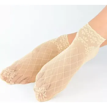 Dámské punčochy Dámské ponožky SN034 - 36-41 / tělová bledá (light natural)