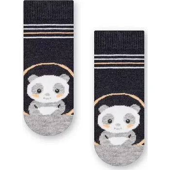 Dámské punčochy Kojenecké ponožky Pandička - 11-13 / grafitová