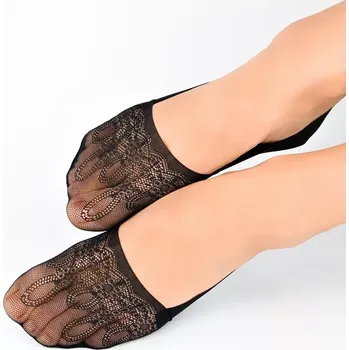 Dámské punčochy Dámské ťapky SN049 - 36-41 / černá