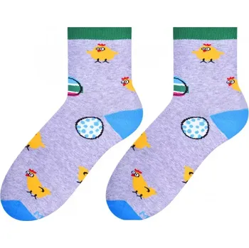 Dámské punčochy Dámské ponožky Chicken D - 39-42 / světle šedá