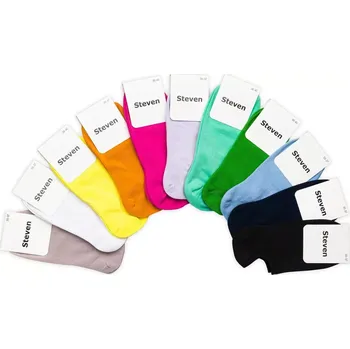 Dámské ponožky Dámské kotníkové ponožky 073 - 38-40 / světle fialová