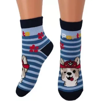 Dámské punčochy Dětské ponožky Tlapková patrola - 20-23 / tmavě modrá