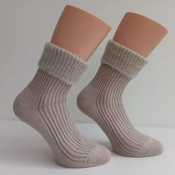 Dámské ponožky Dámské hrubé ponožky Truda - 39-42 / béžová