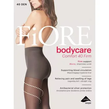 Dámská móda Punčochy bodycare Comfort 40 Firm - 3 (M) / černá