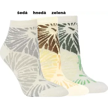 Dámské ponožky Dámské bambusové ponožky Moira - 35-38 / hnědá