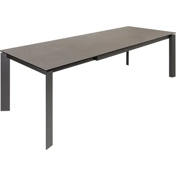 Jídelní stůl Jídelní stůl X7 180–240 cm – keramika antracit/kov, rozkládací