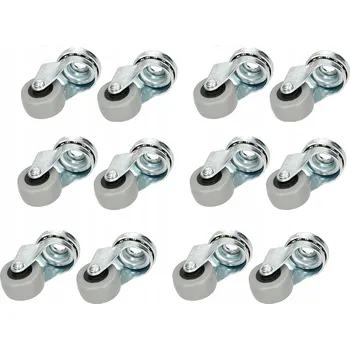 Nábytkové kování Nábytkové otočné kolečko s ložiskovým otvorem 30 mm - 12 ks. - 12 ks.