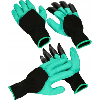 Pracovní rukavice Zahradní rukavice s drápy 2 ks