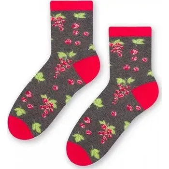 Dámská móda Dámské ponožky Rybíz - 35-37 / tmavě šedá