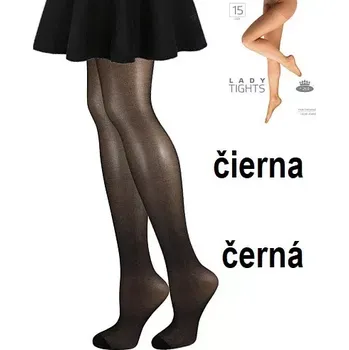 Dámské punčochy Dámské punčocháče LADYtights 15 DEN - 3 (M) / černá