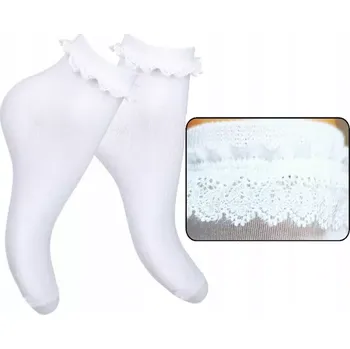 Dámské punčochy Dámské ponožky Leyla - 37-41 / bílá