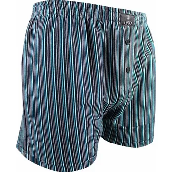 Pánské spodní prádlo Pánské trenýrky Kabulos - M / černá/tyrkysová