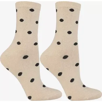 Dámské ponožky Dámské ponožky Kuličky Lurex - 35-38 / zlatá/čierna