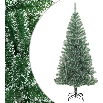 Vánoční stromek OMAXI Umělý vánoční stromek zasněžený zelený 210 cm 472672