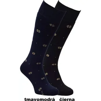 Dámské punčochy Dámské froté podkolenky Vločky - 39-42 / tmavě modrá