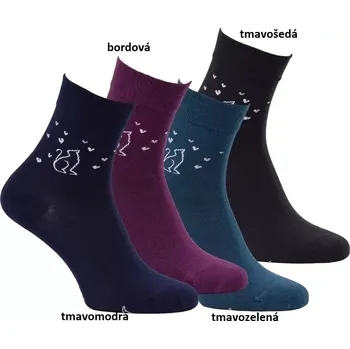 Dámské punčochy Dámské ponožky Katze - 39-42 / tmavě modrá