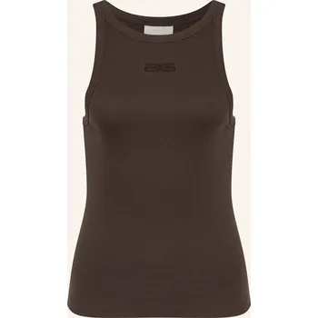 Gestuz Dámský Top Gzdrew S Ozdobnými Kamínky, tmavě hnědá, 40