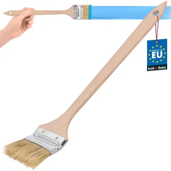 Malířský štětec Plochý zahnutý kartáč malý úzký pro radiátory 63 mm - 63 mm