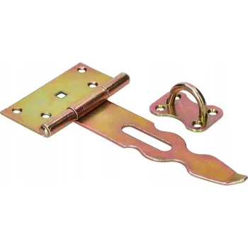 Dveřní kování Sada šroubových zámků pro visací dveře - 190 mm - 190 mm \ žlutě pozinkované