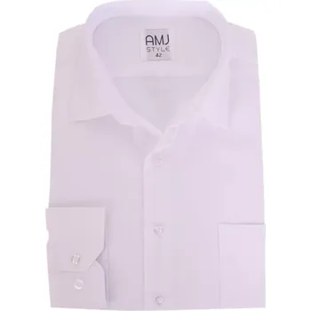 Pánská košile AMJ Style pánská košile VD 001 bílá velikost 42