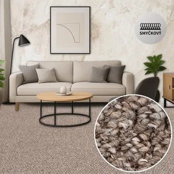 Koberec Metrážový koberec Breno ALABAMA 5916 Označení šíře role: 5 m