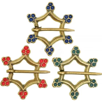 Brož Brass Buckles Gotická kroužková spona z Bamberku, 13. století