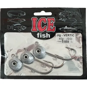 Mořský Jig Vertic hlavička 40 - 100g hmotnost 100g háček 5/0 2ks