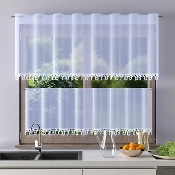 Záclona Moderní Vitrážové Záclony Malaga (S)