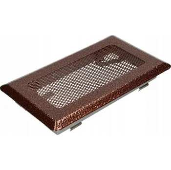 Větrací mřížka Ventilační mřížka krbová kovová 10x20 cm – Barva měď - měď \ 10x20 cm