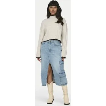 Pánský svetr ONLY Svetr 15329963 Béžová Regular Fit M