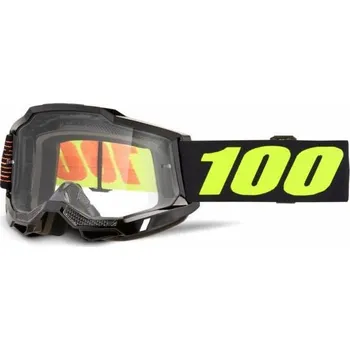 Motocyklové brýle ACCURI 2, 100% brýle FAIRBANKS, čiré plexi