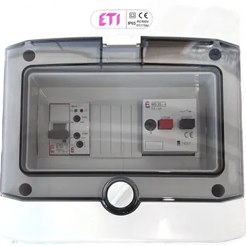 Rozvaděč 004483601 HRH-ECH-MS4-CEC Rozvaděč pro kontrolu hladiny, nástěnný ECH-8G, IP65, vybavený, ETI